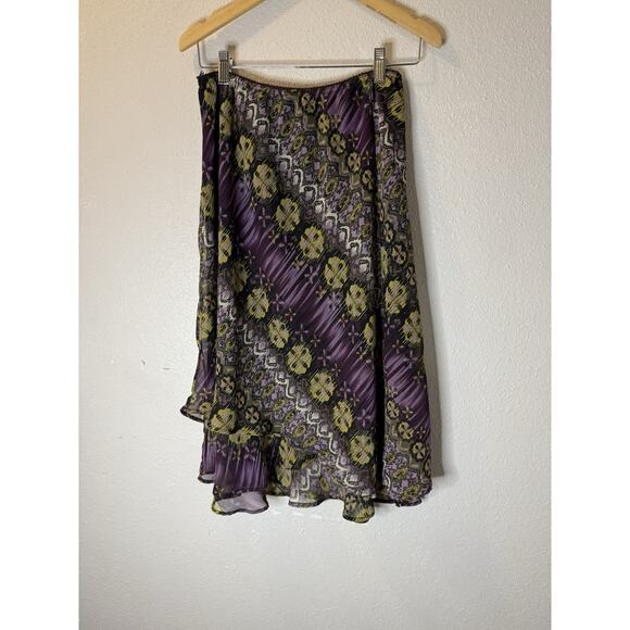 Bundle of 2 Flowy Y2K Fairy Feminine Skirts Asymmetrical Flowy Whimsigoth Boho - Picture 2 of 6